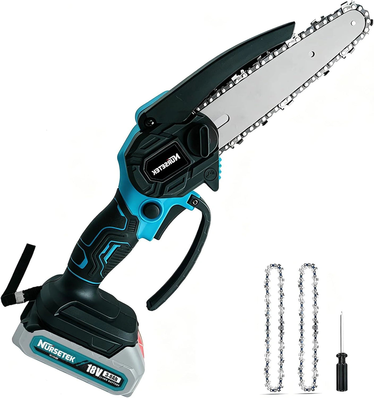 6 inch mini-kettingzaag voor Makita 18V LXT (zonder accu, wit