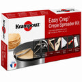 KRAMPOUZ Spreiderset EASY CREP' voor Pannenkoekenmaker Diameter 40 cm, Rvs spreider, Voor Grote Dunne, Ronde Pannenkoeken, Accessoires meegeleverd
