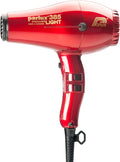 Parlux Powerlight 385 Haardroger in rood. Krachtige en lichte haaraccessoires van 2150 W voor snel