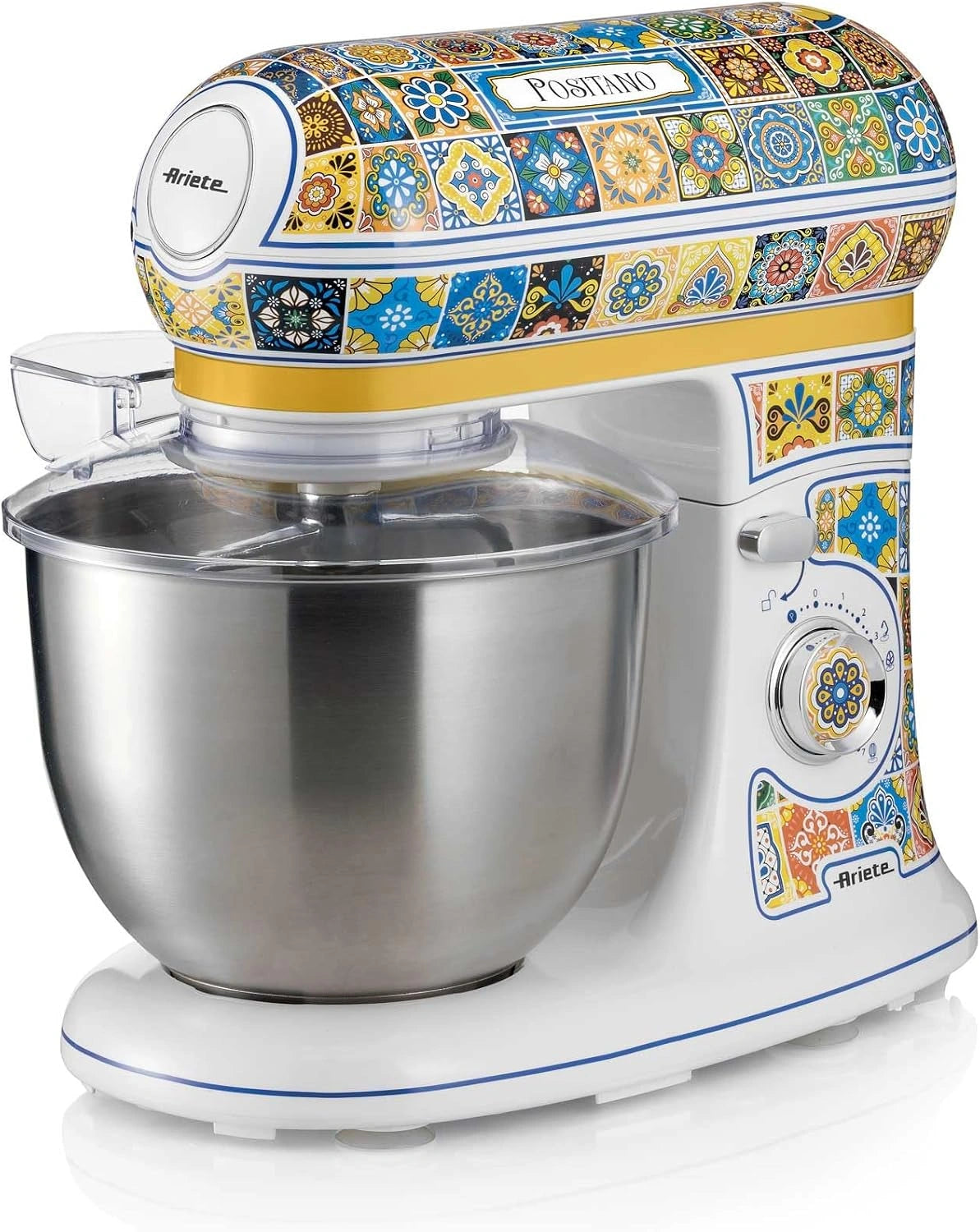 Ariete Positano 1588 Kneedmachine, Planetaria, 7 snelheden, 2400 watt, 5,5 liter, beker van roestvrij staal