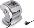 Imperia Elektrische pastam-restauratiemachine, 100% Made in Italy, verse pastamachine van staal met elektromotor 220 V. Elektrische bladermachine voor