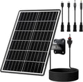 15W zonnepaneelkit met geïntegreerde 16000mAh batterij,spanning: 5V/6V/9V/12V, stroomsterkte:1,5A.Eigenschappen USB-C,micro-USB en DC 2.1/1.7/1.35 mm
