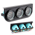 Brrnoo Meters, Metalen Meters voor auto's Metercluster met Accessoires voor 12V, grijs