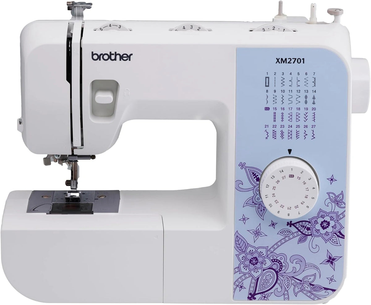 Brother XM2701S (Exclusive uitvoering) Naaimachine, 27 verschillende steken, eenvoudig voor beginners, draagbaar, automatisch naaien, nuttige punten