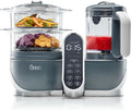 Babymoov, Nutribaby (+), 6-in-1 multifunctionele keukenmachine, stomer, mixer, grote capaciteit voor baby's, ideaal batchcooking, grijs
