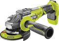 Ryobi R18AG7-0 18V ONE+ draadloze borstelloze haakse slijper (alleen behuizing), grijs