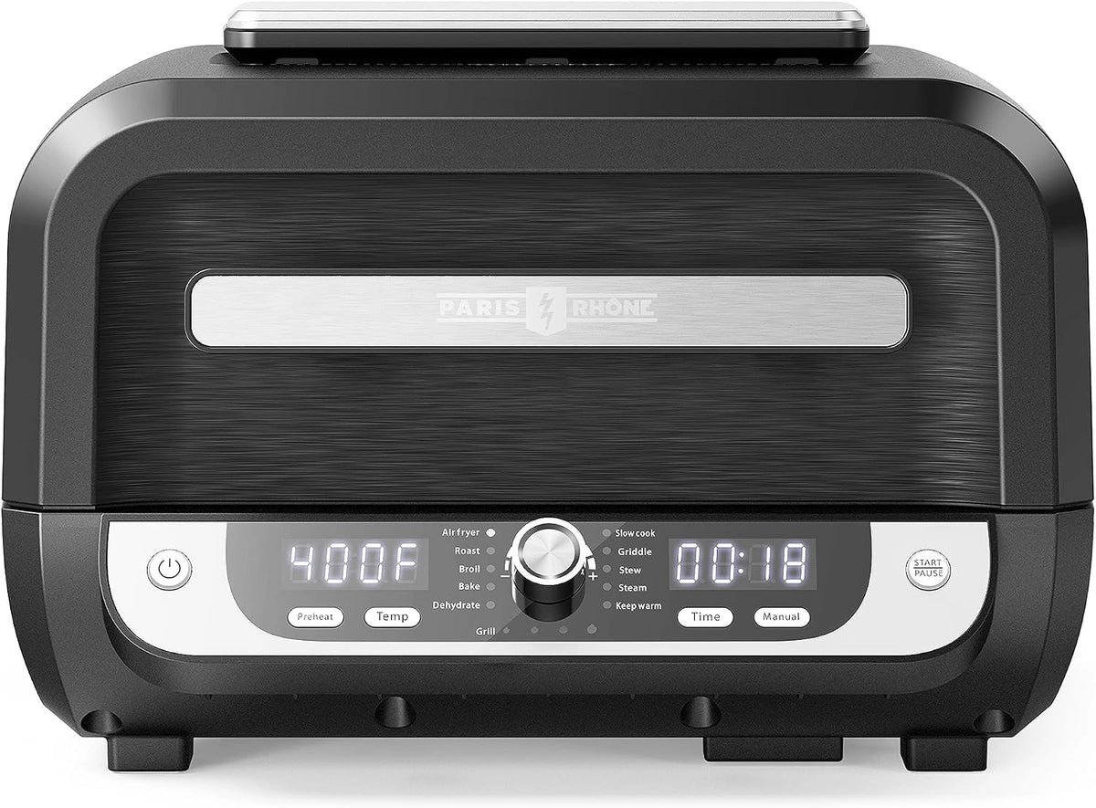 PARIS RHÔNE grill & airfryer, zwart