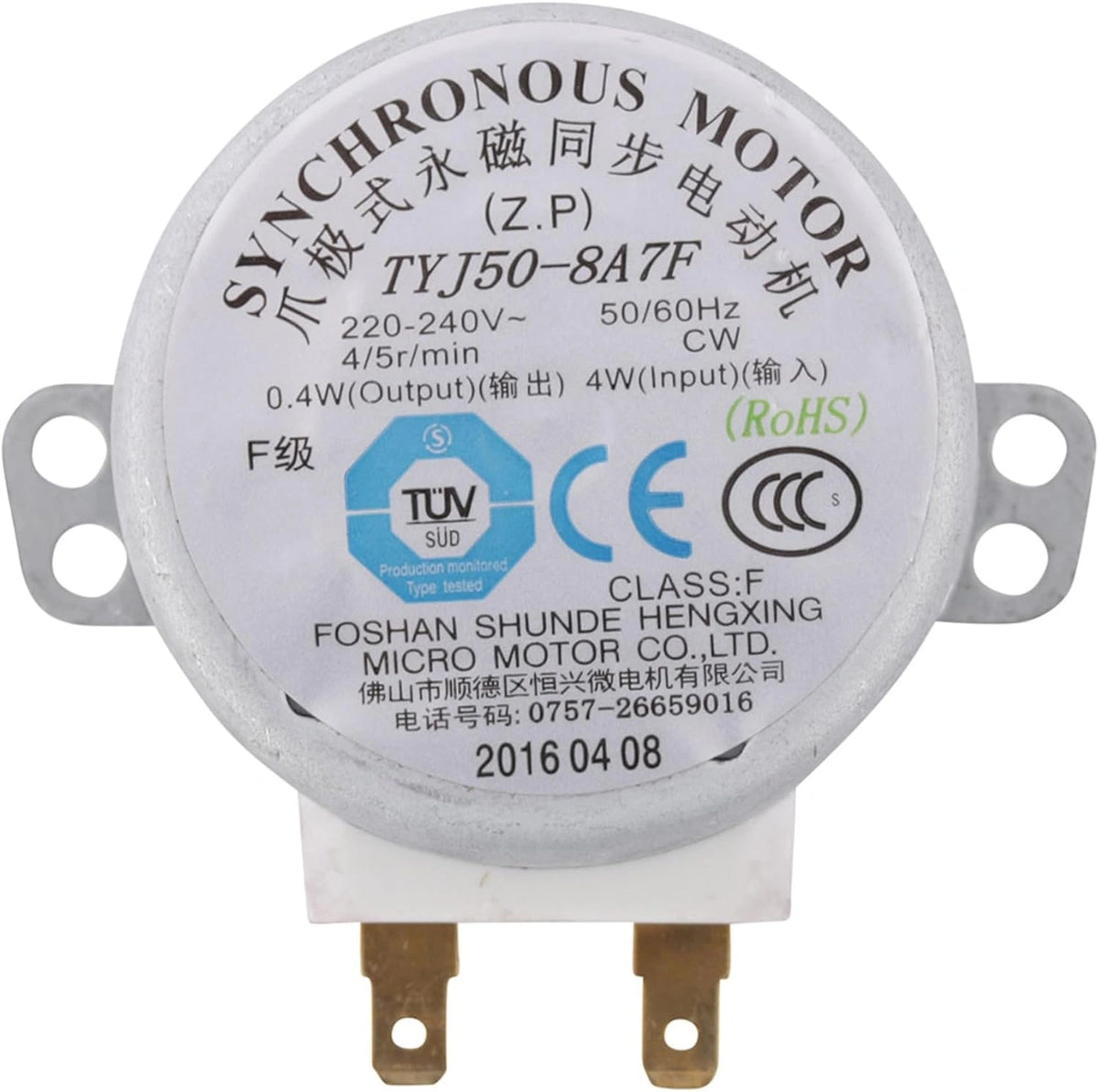 Ariete Synchronous TYJ50-8A7F 4W Robot Multi fornuis Twist 2945, wit