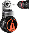 2-in-1 stofafzuiger voor elektrische boormachines met 360° laserwaterpas en afneembare stofzuiger., zwart