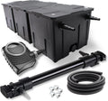 SunSun CBF-350C CUV-672 72W set NEO10000 pomp slang vijverfilterset, zwart/grijs