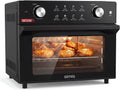Heteluchtfriteuse 30-230 °C, 30 l, 1800 W, 8-in-1 airfryer met Duitse, zwart