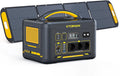 VTOMAN Jump 2200 Draagbaar powerstation met 220 W zonnepaneel, 2200 W/1548 Wh, LifePO4-generator met uitbreidbare accu met zuivere sinus