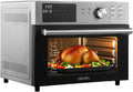 Heteluchtfriteuse, Mini-Oven 30 liter, 1800W, Multifunctionele heteluchtfriteuse heteluchtoven met 21 Programmas; Airfryen, Dubbele cook, Roosteren