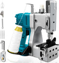 Makita 18 V accu, zaknaaimachine elektrische naaimachine voor stoffen, papier, zand, jute en graan, zilver