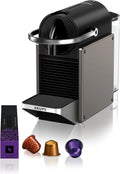 Krups Nespresso Pixie Titanium, 1260 W, 0,7 liter, espressomachine XN306TK, zwart