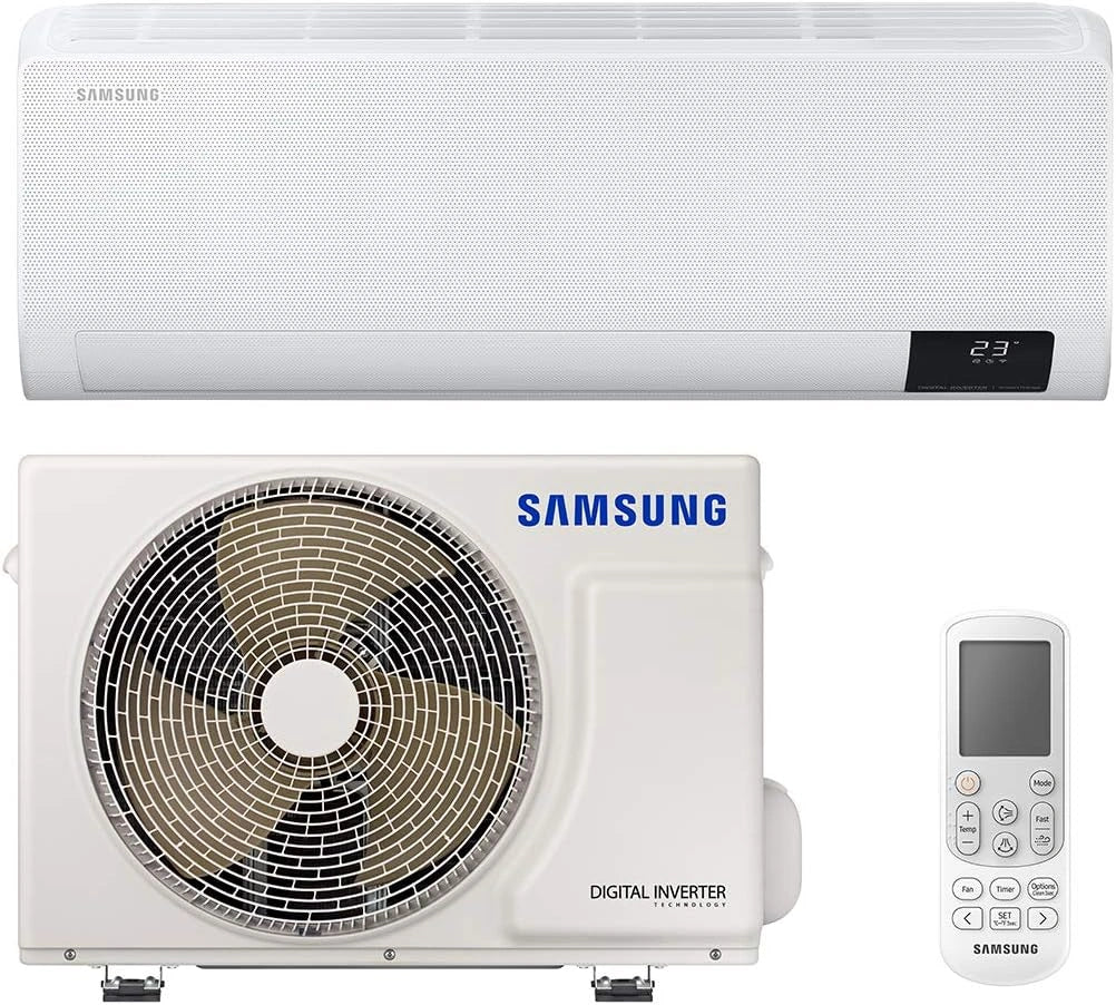 Samsung Clima WindFree Comfort Next Monosplit, 12000 BTU, SmartThings en Intelligenz, WiFi, GAS R32, AR12TXFCAWKNIEUW AR12TXFCAWKXEU