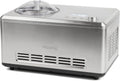 H.Koenig professionele Turbine IJsmachine HF320, 2 L, 180 W, elektrisch, snelle voorbereiding, Koud-houden Functie, voor Sorbet en Yoghurtijs, Zilver
