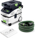 Festool CTL MIDI I CLEANTEC Mobiele stofzuiger (met hoofdfilter, SELFCLEAN filterzak, zuigslang glad Ø 27/32 x 3,5 m), wit