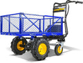 Goodyear Utility Service Cart Power Wagon Kruiwagen Elektrische 48 V DC Li-Ion Aangedreven 660LBS Lading en 1000LBS+Vervoercapaciteit Boerderij en