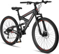 Licorne Bike Strong 2D Premium mountainbike in 26, 27,5 en 29 inch fiets voor jongens, meisjes, dames en heren, schijfrem voor en achter